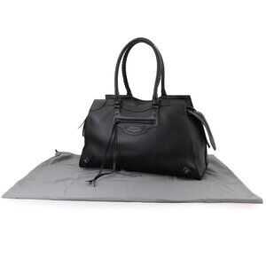 BALENCIAGA Neo Classic City Hand Bag Leather Black 638531 90285144